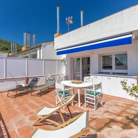 Atico En Tamariu, Gran Terraza Y Vistas Al Mar *